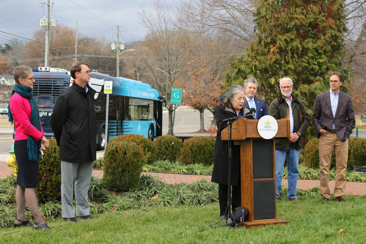 Knoxville’s first AllElectric Bus Purchase Celebrated Knoxville Area Transit