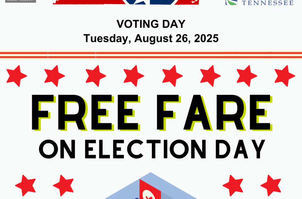 Knoxville Area Transit Offers Fare Free Rides on Election Day